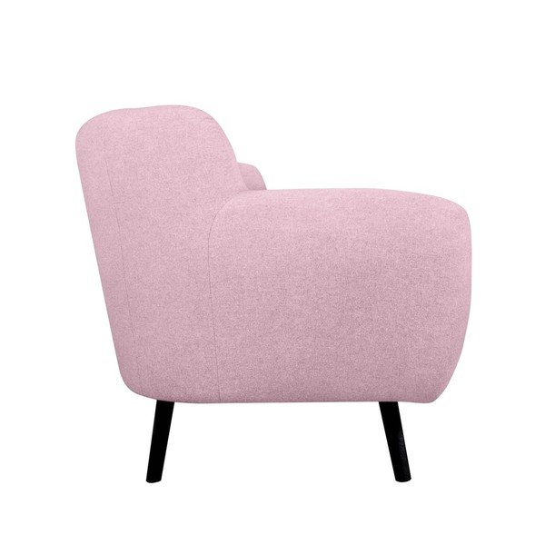 Różowa sofa trzyosobowa Kooko Home Rock-image-3