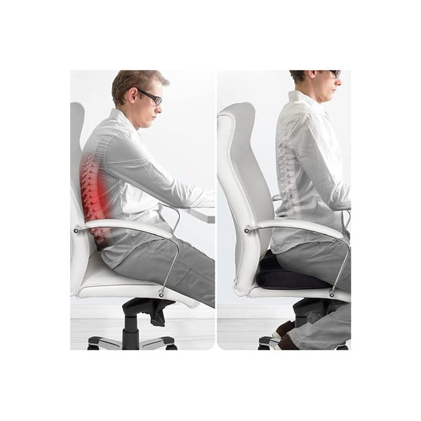 Poduszka ergonomiczna wypełniona pianką pamięciową 35x45 cm – Mila Home-image-3