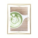 Metalowa ramka stojąca/ścienna w kolorze złota 18x23 cm Prisma – Umbra