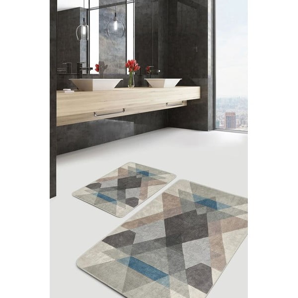 Aksamitne dywaniki łazienkowe zestaw 2 szt. 60x100 cm – Mila Home-image-4