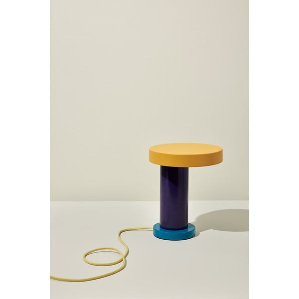 Fioletowa lampa stołowa LED ze ściemniaczem (wysokość 25 cm) Magic – Hübsch-image-1