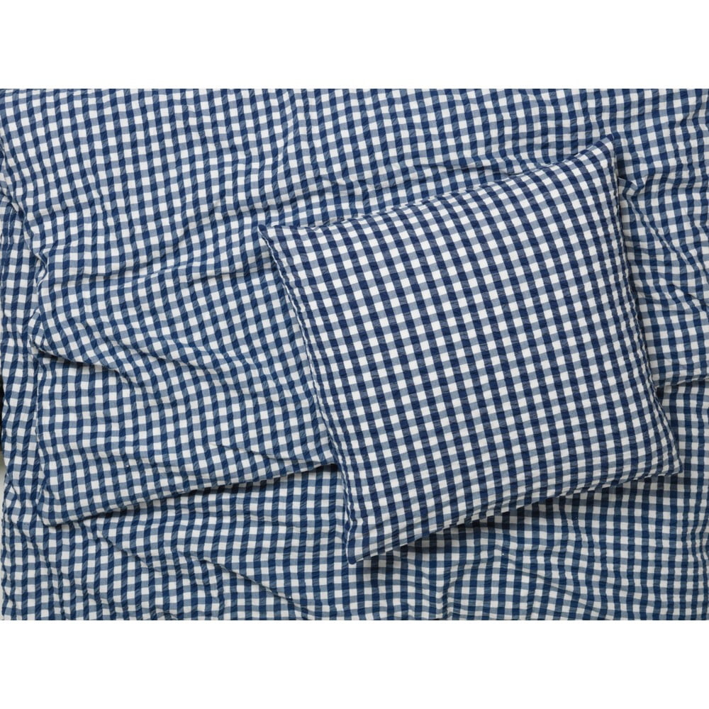 Ciemnoniebieska pościel jednoosobowa z kory 150x210 cm Bæk&Bølge – JUNA (zdjęcie 4)