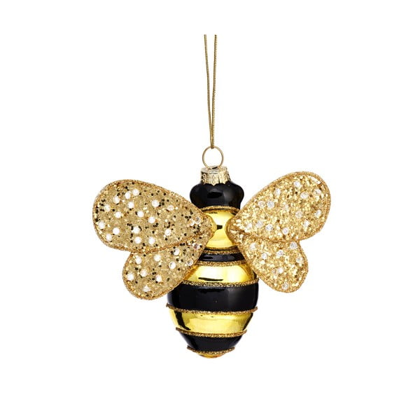 Szklana ozdoba świąteczna wykonana ręcznie 7 cm Bee – Sass & Belle