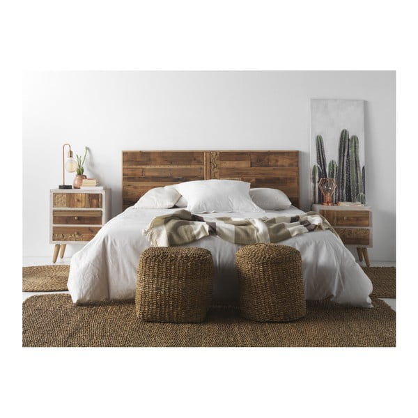 Drewniany zagłówek łóżka Geese Rustico, 60x145 cm-image-3