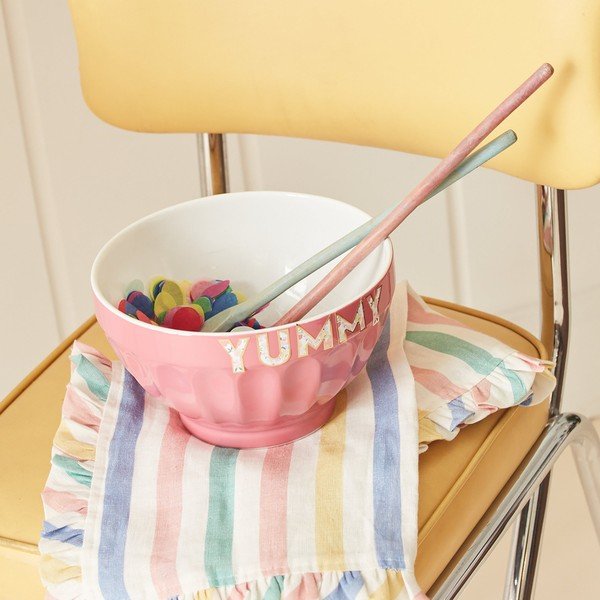 Serwetki zestaw 4 szt. lniane Multi Stripe – Meri Meri-image-2