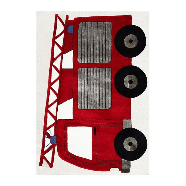 Dywan dziecięcy Happy Rugs Fireman Truck, 120x180 cm