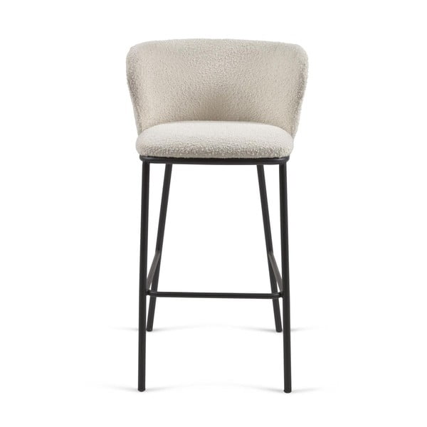 Białe hokery zestaw 2 szt. (wysokość siedziska 75 cm) Ciselia – Kave Home-image-2