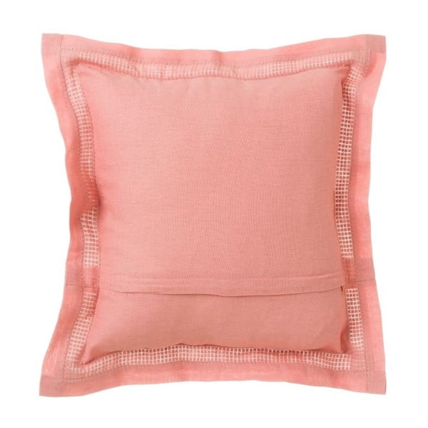 Różowa poduszka z koralikami Unimasa Waves, 45x45 cm