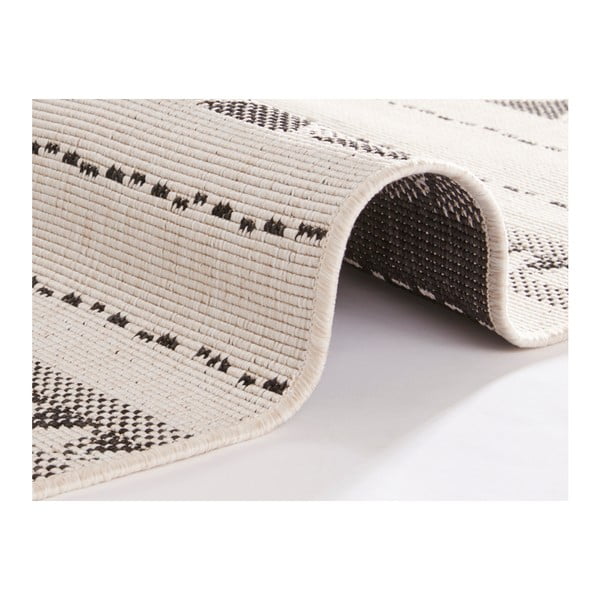Czarno-kremowy dywan odpowiedni na zewnątrz NORTHRUGS Bahamas, 160x230 cm-image-3