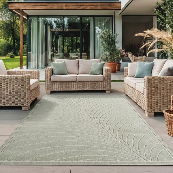 Zielony dywan odpowiedni na zewnątrz 120x170 cm Nova 1204 – Ayyildiz Carpets-image-1