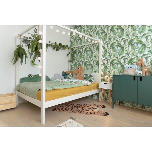 Białe łóżko dziecięce 140x200 cm PINO CANOPY – Vipack-image-4