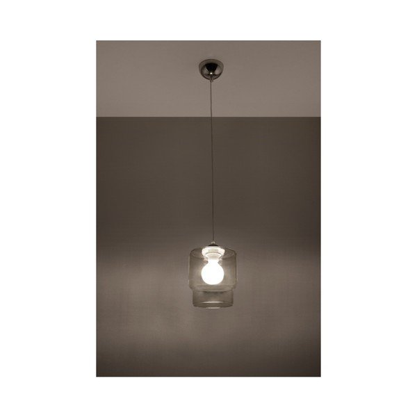 Szara lampa wisząca Sollux Alto-image-3