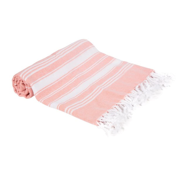 Ręcznik hammam z ręcznie tkanej bawełny ZFK Holger, 180x100 cm
