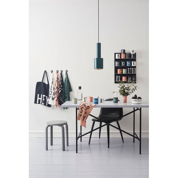 Ciemnoszary porcelanowy kubek 300 ml Work – Design Letters-image-3