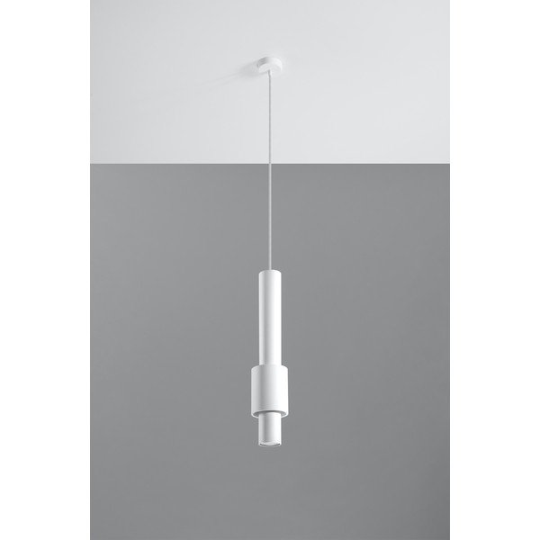 Biała lampa wisząca Sollux Nwanko-image-1