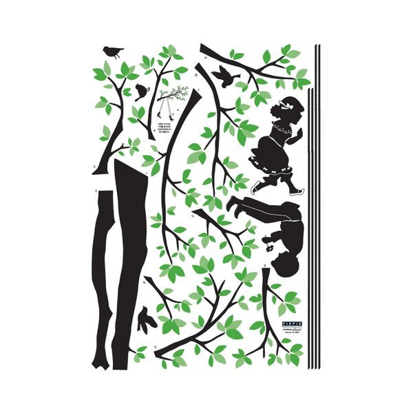 Naklejka Children Swinging in a Tree-image-2
