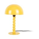 Żółta lampa stołowa z metalowym kloszem (wysokość 39 cm) Prisa – Leitmotiv