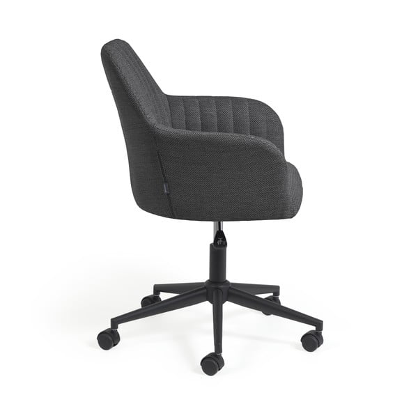 Ciemnoszare krzesło biurowe Kave Home Madina-image-3