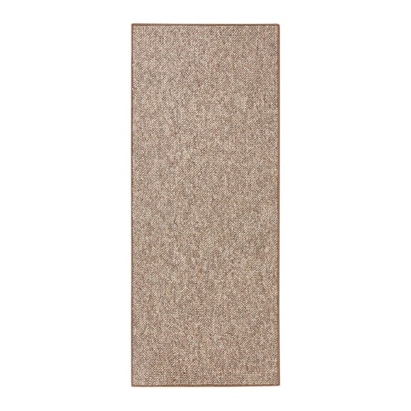 Brązowy dywan BT Carpet Wolly, 80x200 cm