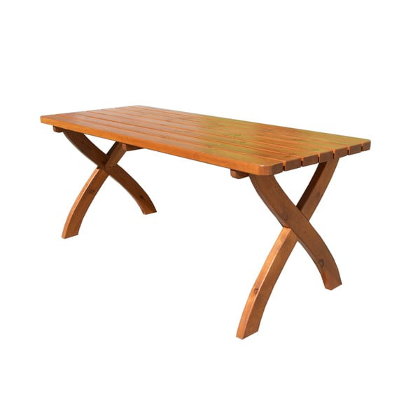 Stół ogrodowy z litego drewna sosnowego 70x180 cm Strong – Rojaplast
