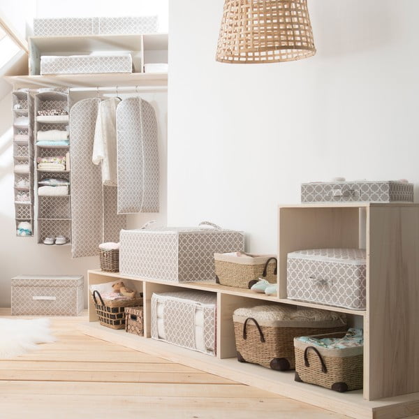 Beżowy organizer na suwak Compactor, dł. 46 cm-image-3