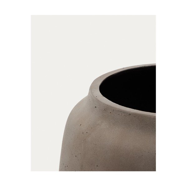 Betonowa osłonka na doniczkę ø 40 cm Lira – Kave Home-image-3