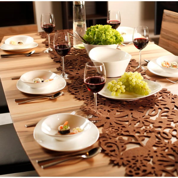 Porcelanowy zestaw talerzy i misek, 15 szt.-image-2