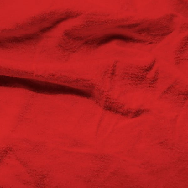 Czerwone prześcieradło elastyczne Homecare, 140x200 cm