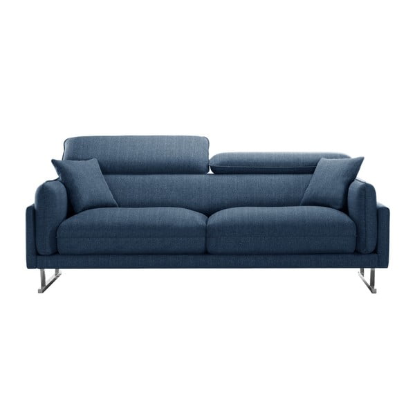 Niebieska sofa trzyosobowa L'Officiel Gigi