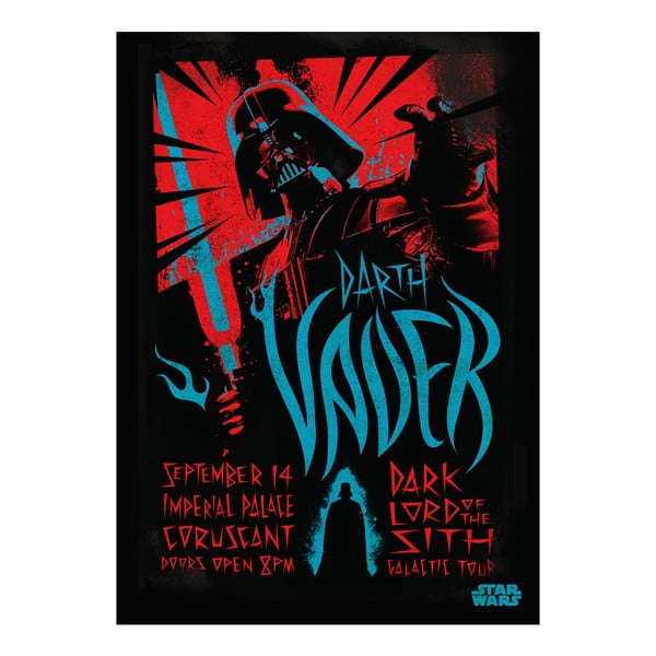 Plakat z blachy Star Wars Legends - Darth Vader