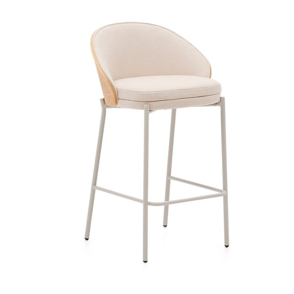 Beżowo-jasnonaturalny hoker (wysokość siedziska 65 cm) Eamy – Kave Home