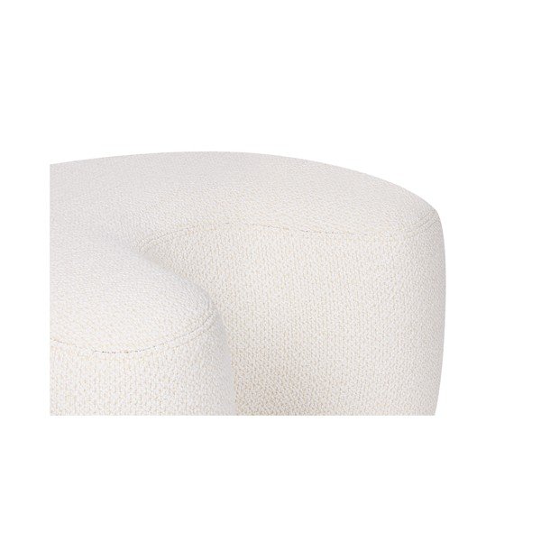 Beżowy puf z materiału bouclé Ü – noo.ma-image-4