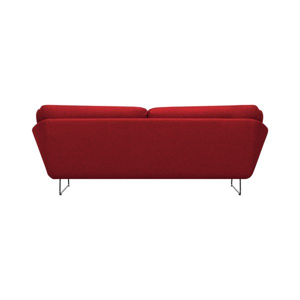 Zestaw czerwonej sofy i pufu Windsor & Co Sofas Comet-image-3