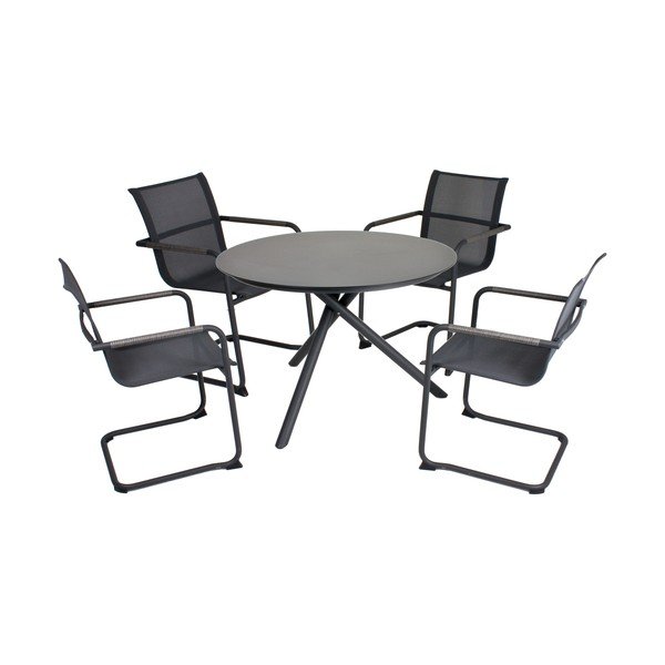 Metalowy stół ogrodowy ADDU Kendra, ⌀ 110 cm-image-1
