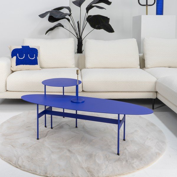 Metalowy okrągły stolik ø 40 cm Mira – Spinder Design-image-2