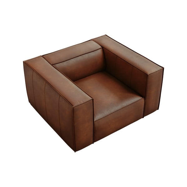 Koniakowy skórzany fotel Madame – Windsor & Co Sofas-image-3