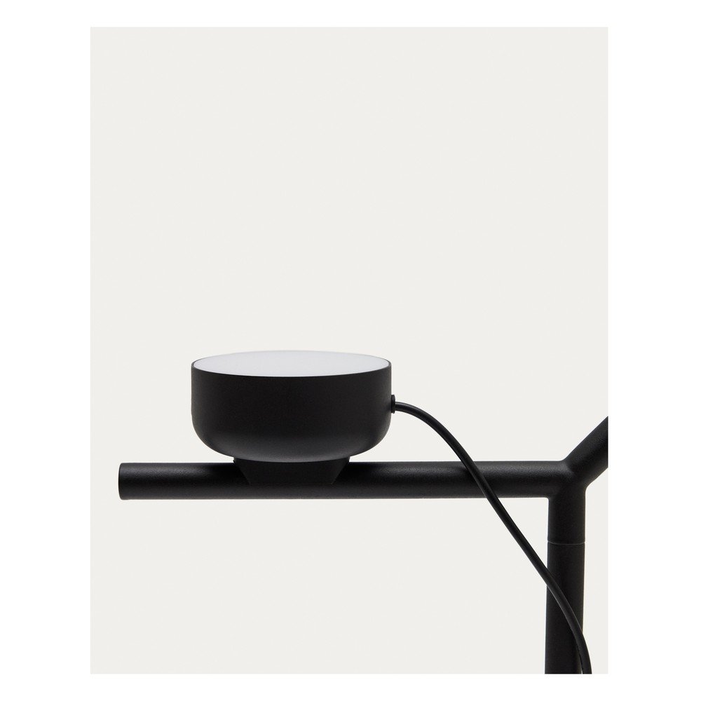 Czarna lampa stojąca LED ze ściemniaczem (wysokość 160 cm) Orey – Kave Home (zdjęcie 10)