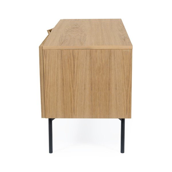 Brązowa komoda w dekorze drewna dębu Woodman Flop, 65x120 cm-image-4