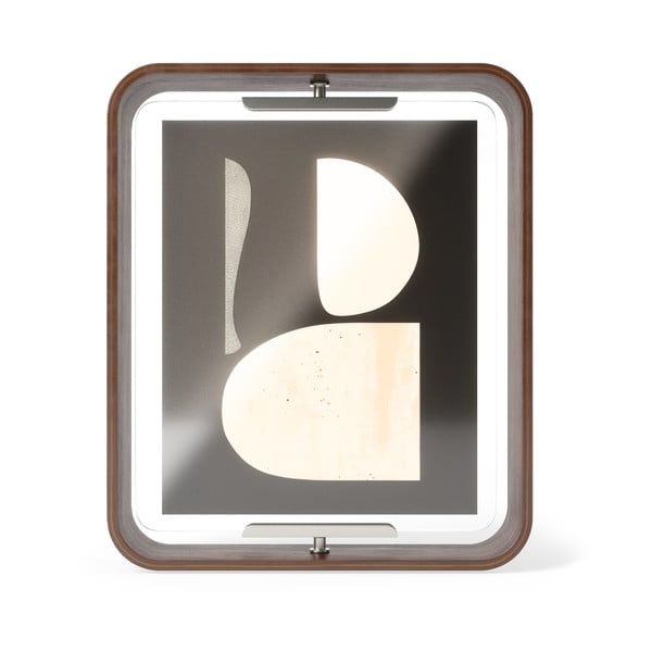 Ciemnobrązowa drewniana ramka stojąca 26x31,5 cm Bellwood – Umbra-image-2
