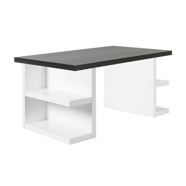 Ciemnnobrązowe biurko TemaHome Multi, dł. 180 cm