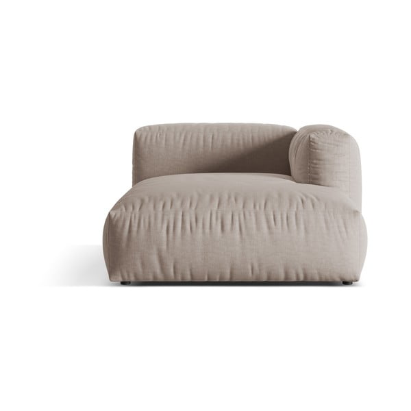 Beżowy moduł sofy (prawostronny) Martina – Micadoni Home