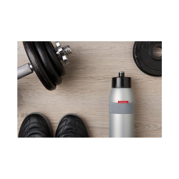 Biała butelka na wodę Rosti Mepal Ellipse Sports, 500 ml-image-2