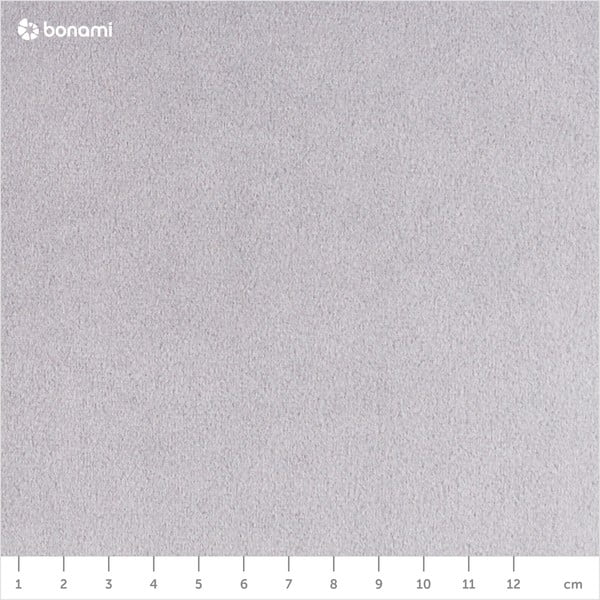 Jasnoszary aksamitny podnóżek Milo Casa Santo-image-1