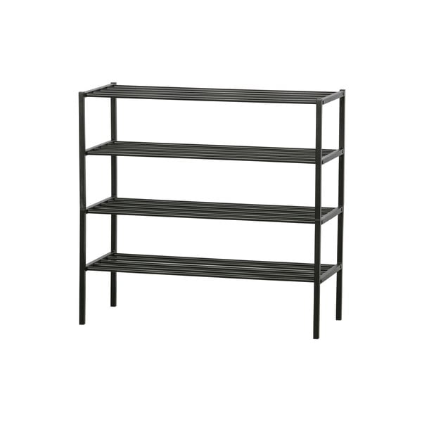 Czarny metalowy regał na buty WOOOD Ferro-image-3