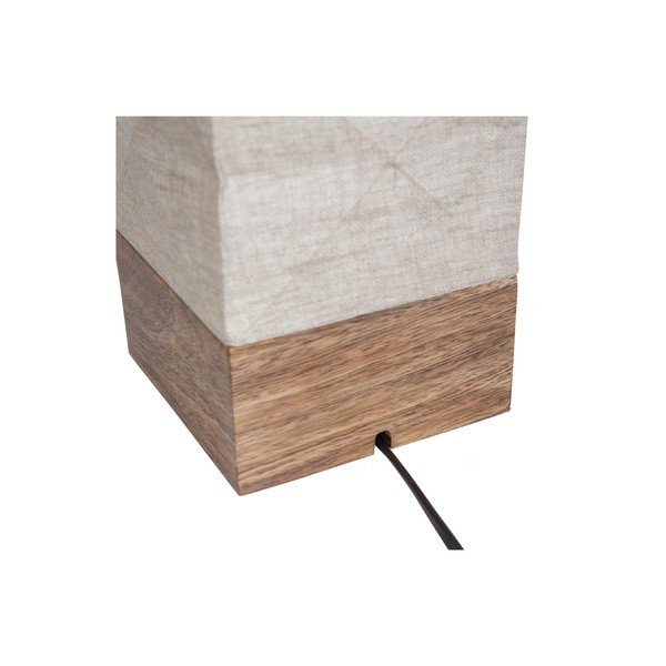 Beżowa lampa stołowa (wysokość 43 cm) Brett – WOOOD-image-4