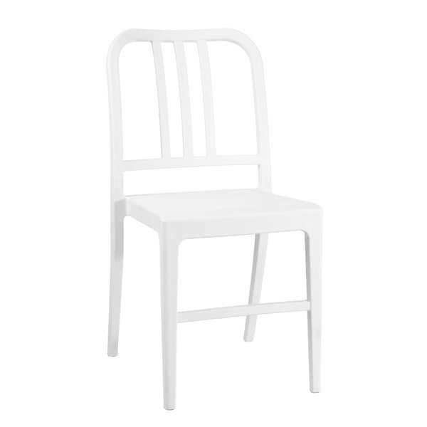 Białe krzesło Adan