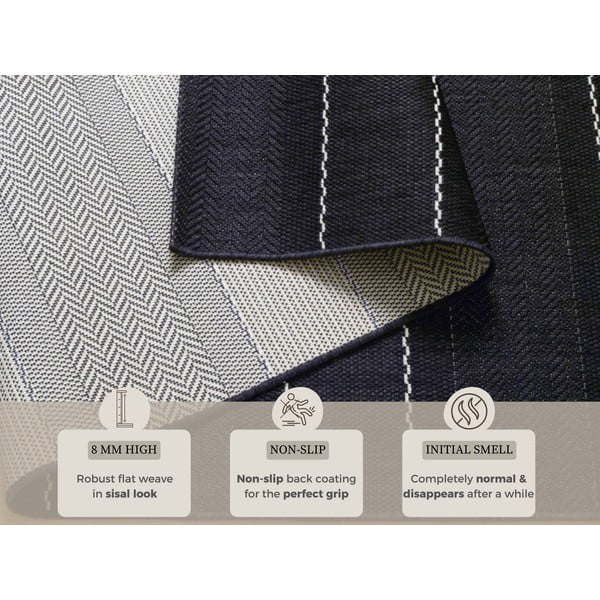 Czarny dywan odpowiedni na zewnątrz Hanse Home Sunshine, 200x290 cm-image-4