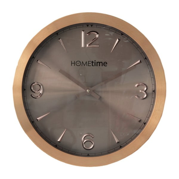 Miedziany zegar Hometime Shimmer, 30 cm
