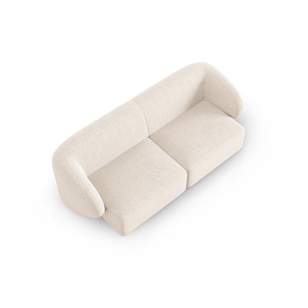 Beżowa sofa  z tkaniny szenilowej 188 cm Paolo – Milo Casa-image-1