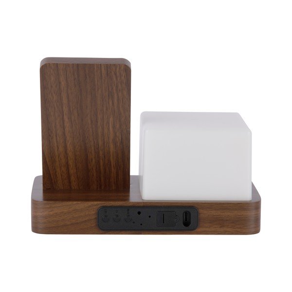 Budzik cyfrowy/stołowy  z ładowarką bezprzewodową Retro LED Night Light – Karlsson-image-4